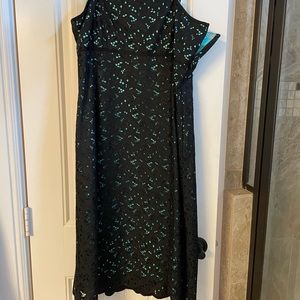 Harold’s strapless dress. Size 14.